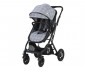 Комбинирана бебешка количка с обръщаща се седалка за деца до 22кг Lorelli Sena Set, Grey Squared 10021612100 thumb 4