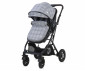 Комбинирана бебешка количка с обръщаща се седалка за деца до 22кг Lorelli Sena Set, Grey Squared 10021612100 thumb 5
