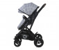 Комбинирана бебешка количка с обръщаща се седалка за деца до 22кг Lorelli Sena Set, Grey Squared 10021612100 thumb 6