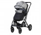 Комбинирана бебешка количка с обръщаща се седалка за деца до 22кг Lorelli Sena Set, Grey Marble 10021612113 thumb 5
