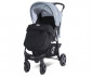 Комбинирана бебешка количка с обръщаща се седалка за деца до 22кг Lorelli Daisy Basic Set, Black Silver Blue 10021642124 thumb 3