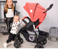 Комбинирана бебешка количка с обръщаща се седалка за деца до 22кг Lorelli Daisy Basic Set, Black Silver Blue 10021642124 thumb 9