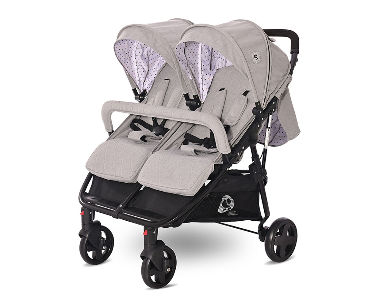 Бебешка количка за близнаци с чанта Lorelli Duo, Grey Dots 10021542173