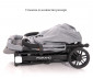 Бебешка количка с покривало Lorelli Fiorano, Black & Silver Blue 10021492124 thumb 11