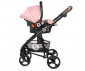Комбинирана бебешка количка с обръщаща се седалка за деца до 22кг Lorelli Crysta 3в1, Blossom Pink 10021732145 thumb 8