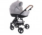 Комбинирана бебешка количка с обръщаща се седалка за деца до 22кг Lorelli Crysta 3в1, Opaline Grey 10021732185 thumb 2