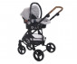 Комбинирана бебешка количка с обръщаща се седалка за деца до 22кг Lorelli Crysta 3в1, Opaline Grey 10021732185 thumb 6