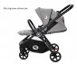 Комбинирана бебешка количка с обръщаща се седалка за деца до 15кг Lorelli Patrizia, Dark Grey 10021652118 thumb 10