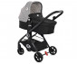 Комбинирана бебешка количка с обръщаща се седалка за деца до 15кг Lorelli Patrizia, Light Grey 10021652119 thumb 2