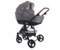 Комбинирана бебешка количка с чанта и с обръщаща се седалка за деца до 22кг Lorelli Crysta 3в1, Cool Grey 10021732123 thumb 2