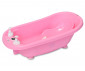 Детска вана за къпане на бебе с функция оттичане, стойка, термометър и подложка Lorelli, розова 10130820003 thumb 2