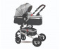 Комбинирана бебешка количка с обръщаща се седалка за деца до 15кг Lorelli Alba Premium Set, Opaline grey 10021472185 thumb 2