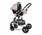 Комбинирана бебешка количка с обръщаща се седалка за деца до 15кг Lorelli Alba Premium Set, Opaline grey 10021472185 thumb 9