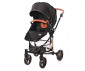 Комбинирана бебешка количка с чанта и с обръщаща се седалка за деца до 22кг Lorelli Crysta 3в1, Black Diamond 10021732202 thumb 5