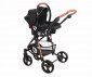Комбинирана бебешка количка с чанта и с обръщаща се седалка за деца до 22кг Lorelli Crysta 3в1, Black Diamond 10021732202 thumb 8