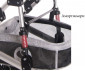 Комбинирана бебешка количка с обръщаща се седалка за деца до 15кг Lorelli Alba Premium Set, Steel Gray 10021472184 thumb 16
