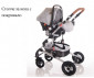 Комбинирана бебешка количка с обръщаща се седалка за деца до 15кг Lorelli Alba Premium Set, Steel Gray 10021472184 thumb 18