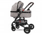Комбинирана бебешка количка с обръщаща се седалка за деца до 15кг Lorelli Alba Premium Set, Steel Gray 10021472184 thumb 2