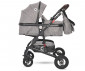 Комбинирана бебешка количка с обръщаща се седалка за деца до 15кг Lorelli Alba Premium Set, Steel Gray 10021472184 thumb 4
