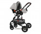 Комбинирана бебешка количка с обръщаща се седалка за деца до 15кг Lorelli Alba Premium Set, Steel Gray 10021472184 thumb 9