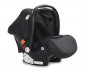 Комбинирана бебешка количка с обръщаща се седалка за деца до 15кг Lorelli Alba Premium Set, Lux Black 10021472186R thumb 11