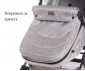 Комбинирана бебешка количка с обръщаща се седалка за деца до 15кг Lorelli Alba Premium Set, Lux Black 10021472186R thumb 20