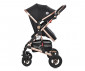 Комбинирана бебешка количка с обръщаща се седалка за деца до 15кг Lorelli Alba Premium Set, Lux Black 10021472186R thumb 7