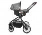 Комбинирана бебешка количка с обръщаща се седалка за деца до 15кг с включена чанта Lorelli Ramona, Steel grey 10021682184R thumb 10