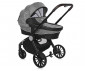 Комбинирана бебешка количка с обръщаща се седалка за деца до 15кг с включена чанта Lorelli Ramona, Steel grey 10021682184R thumb 2