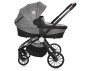 Комбинирана бебешка количка с обръщаща се седалка за деца до 15кг с включена чанта Lorelli Ramona, Steel grey 10021682184R thumb 3