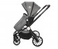 Комбинирана бебешка количка с обръщаща се седалка за деца до 15кг с включена чанта Lorelli Ramona, Steel grey 10021682184R thumb 8