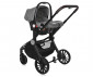 Комбинирана бебешка количка с обръщаща се седалка за деца до 15кг с включена чанта Lorelli Ramona, Steel grey 10021682184R thumb 9