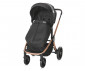 Комбинирана бебешка количка с обръщаща се седалка за деца до 15кг с включена чанта Lorelli Ramona, Luxe black 10021682186R thumb 6