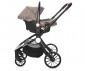 Комбинирана бебешка количка с обръщаща се седалка за деца до 15кг с включена чанта Lorelli Ramona, Beige 10021682207 thumb 10