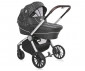 Комбинирана бебешка количка с обръщаща се седалка за деца до 15кг с включена чанта Lorelli Ramona, Silver stripe 10021682208 thumb 2