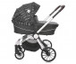 Комбинирана бебешка количка с обръщаща се седалка за деца до 15кг с включена чанта Lorelli Ramona, Silver stripe 10021682208 thumb 3