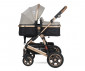 Комбинирана бебешка количка с обръщаща се седалка за деца до 15кг с включена чанта Lorelli Lora Set, Pearl beige 10021282182D thumb 3