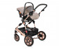 Комбинирана бебешка количка с обръщаща се седалка за деца до 15кг с включена чанта Lorelli Lora Set, Pearl beige 10021282182D thumb 8