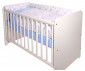 Бебешки спален комплект от 6 части Lorelli Smile, синьо луни и звезди 20801155701 thumb 2