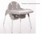 Детско сгъващо се столче за хранене Lorelli Amaro, Cool Grey 10100290008 thumb 9