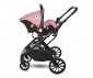 Комбинирана количка с обръщаща се седалка за новородени бебета и деца до 22кг Lorelli Glory 3в1, Pink 10021762301 thumb 11