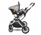 Комбинирана количка с обръщаща се седалка за новородени бебета и деца до 22кг Lorelli Glory 3в1, Opaline Grey 10021762302 thumb 11