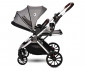 Комбинирана количка с обръщаща се седалка за новородени бебета и деца до 22кг Lorelli Glory 3в1, Opaline Grey 10021762302 thumb 8