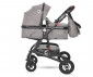 Комбинирана бебешка количка с обръщаща се седалка за деца до 15кг Lorelli Alba Premium Set, Steel Grey 10021472184D thumb 4