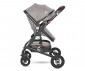 Комбинирана бебешка количка с обръщаща се седалка за деца до 15кг Lorelli Alba Premium Set, Steel Grey 10021472184D thumb 7