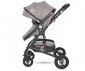 Комбинирана бебешка количка с обръщаща се седалка за деца до 15кг Lorelli Alba Premium Set, Steel Grey 10021472184D thumb 8