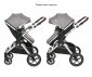Комбинирана бебешка количка с обръщаща се седалка за деца до 22кг Lorelli Heaven Set, Pink 10021742301 thumb 15
