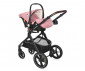 Комбинирана бебешка количка с обръщаща се седалка за деца до 22кг Lorelli Heaven Set, Pink 10021742301 thumb 9