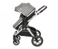 Комбинирана бебешка количка с обръщаща се седалка за деца до 22кг Lorelli Heaven Set, Opaline Grey 10021742302 thumb 7