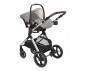 Комбинирана бебешка количка с обръщаща се седалка за деца до 22кг Lorelli Heaven Set, Opaline Grey 10021742302 thumb 9